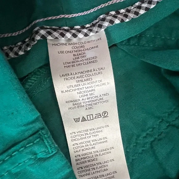 Maeve for Anthropologie The Colette High Waist Green Shorts - Picture 6 of 7